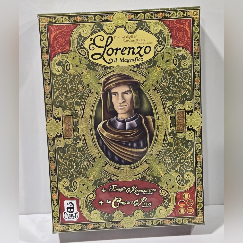 Cranio: Board game - Lorenzo il Magnifico (2nd Ed) New Factory Sealed - Picture 2 of 11